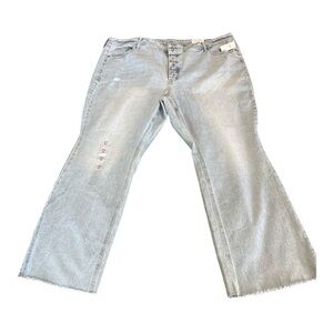 Old Navy Extra High-Rise Kicker 👢 Cut Distressed Details